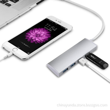 Hot Selling Square Super speed 4 port USB 3.0 HUB
